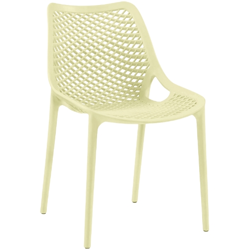 סט 4 כיסאות פלסטיק מעוצבים PLAYA