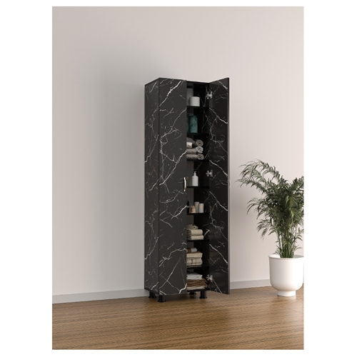 ארון 2 דלתות עם 7 מדפים דגם 6101 אופק