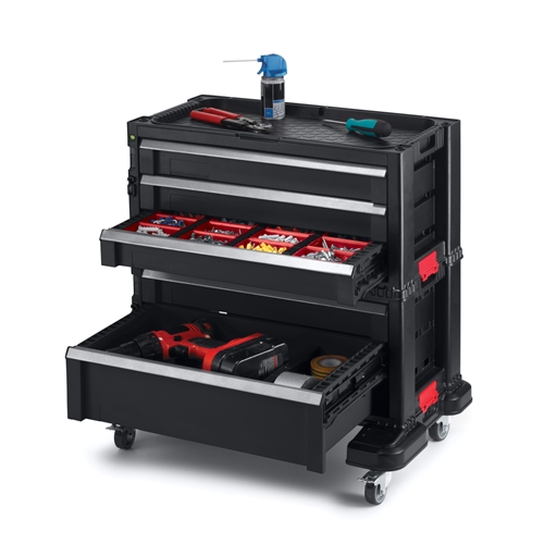 סט מערכת מגירות 3+2 שימושי ואיכותי KETER