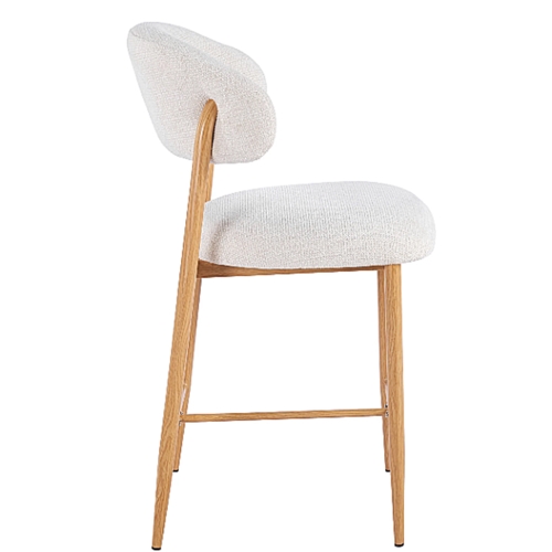 זוג כיסאות בר בגוון שמנת דגם הדר HOME DECOR