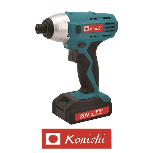 מברגת אימפקט 20V כולל סוללת ליתיום Konishi