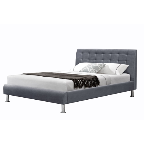 מיטת נוער רחבה מעוצבת בריפוד בד 190*120 HOME DECOR