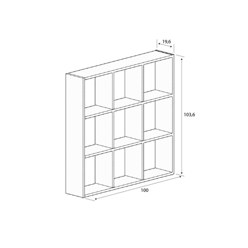 ספריה 9 תאים דגם R-9 מבית H.KLEIN