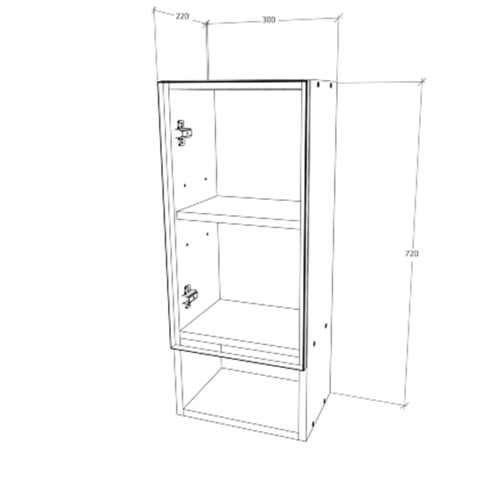 ארונית אמבטיה דגם נרקיס TUDO DESIGN