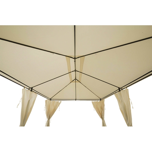 גזיבו לגינה דגם דונטלו 3*4 כולל גגון מפוליאסטר