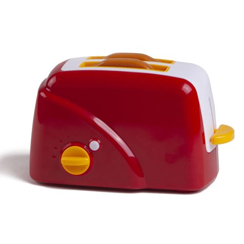 סט משחק טוסטר עם טיימר, לחצן ו 2 לחמים