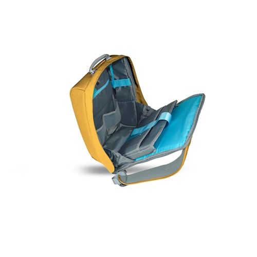 תיק גב למחשב נייד נגד גניבות Metro Bag - צהוב חרדל