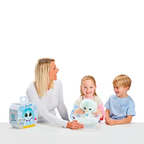 בובת פרווה רכה ונעימה בהפתעה כדורי פרווה - חברים בשלג