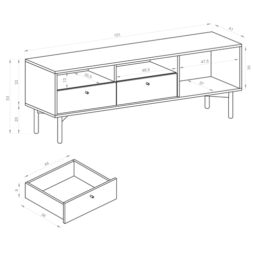 מזנון מעוצב בגימור מודרני תוצרת אירופה HOME DECOR