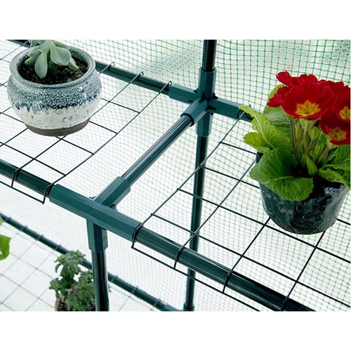 חממה ביתית 143X143 כוללת מדפים וכיסוי דגם 1602