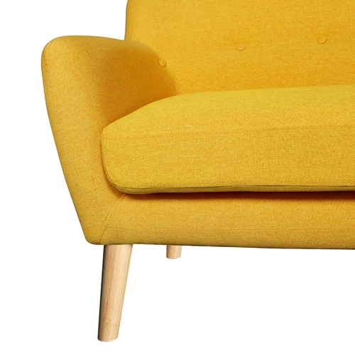 כורסא נוחה ריפוד בד בעיצוב רטרו קארין HOME DECOR