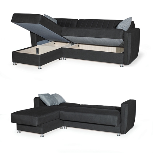 מערכת ישיבה פינתית מודולארית נפתחת למיטה דגם לורנס