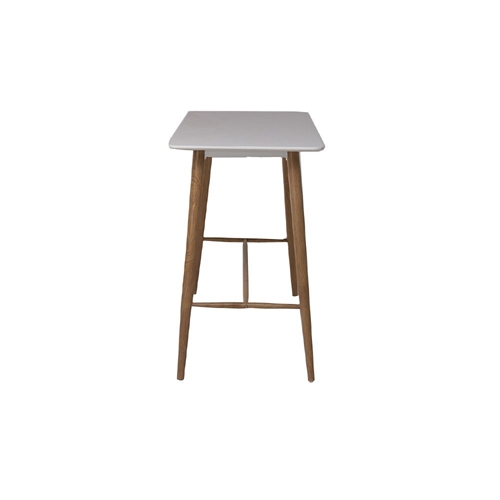 שולחן בר ASHTON לבן/אלון מבית URBAN