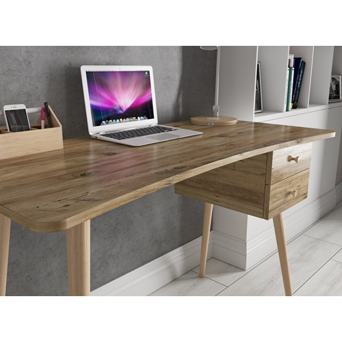 שולחן סטודנט עם 2 מגירות דגם אופיר Tudo design