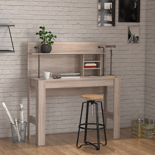 שולחן כתיבה עם מדפים ותאי אחסון מבית HOME DECOR