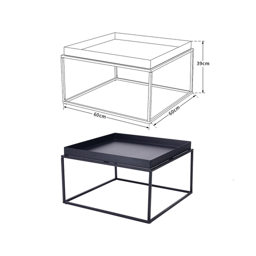 שולחן סלון לימסול שחור מבית Idesign