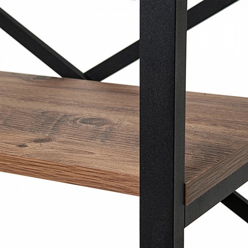 כוננית צרה 5 מדפי עץ דגם קורל Tudo Design