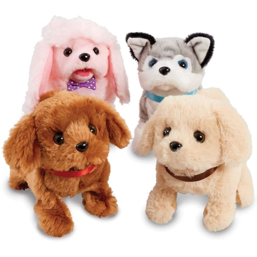 בובה אינטראקטיבית של גור האסקי- זז ומכשכש בזנב!