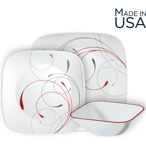 סט 20 חלקים ל-6 סועדים מסדרת Square קורנינג