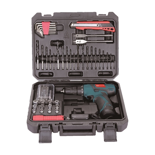 מערכת כלים מושלמת מברגת גיר 12V + איבזור