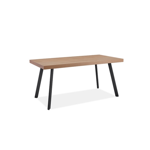 שולחן אוכל מעוצב דגם אמרטו דמוי עץ טבעי דיוואני