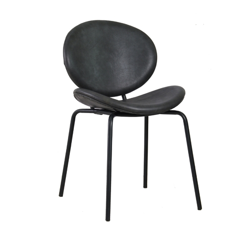 זוג כסאות לפינת אוכל עם רגלי מתכת HOME DECOR