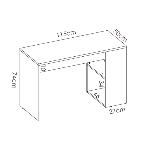 שולחן כתיבה עם תאי אחסון תוצרת ספרד HOME DECOR