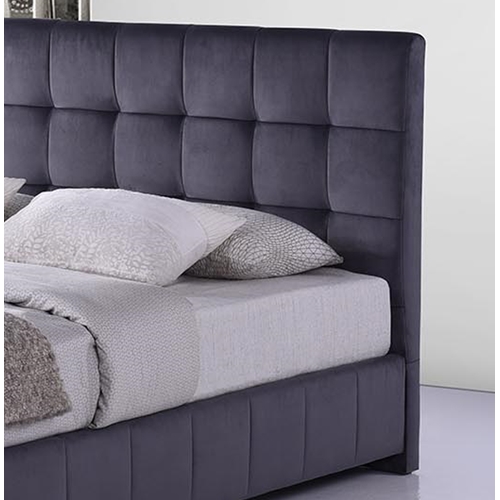 מיטה זוגית 180x200 KING SIZE מרופדת בד קטיפתי