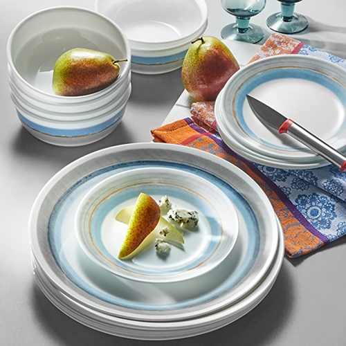 סט צלחות 48 חלקים ל 12 סועדים של קורנינג