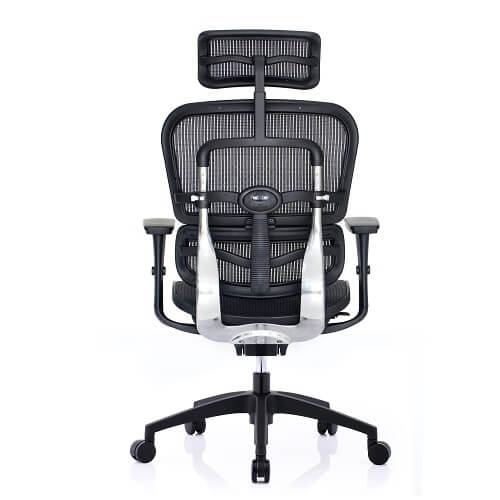 כיסא עבודה ארגונומי שחור ERGOHUMAN - Comfort UK