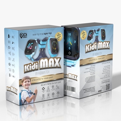שעון טלפון חכם ומתקדם עם SIM לילדים MAX 4G תכלת
