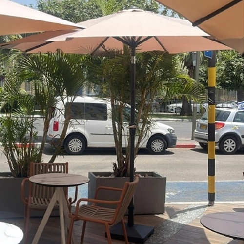 שמשיה רגל אמצע קוטר 3 מטר דגם AMPA מבית H.KLEIN