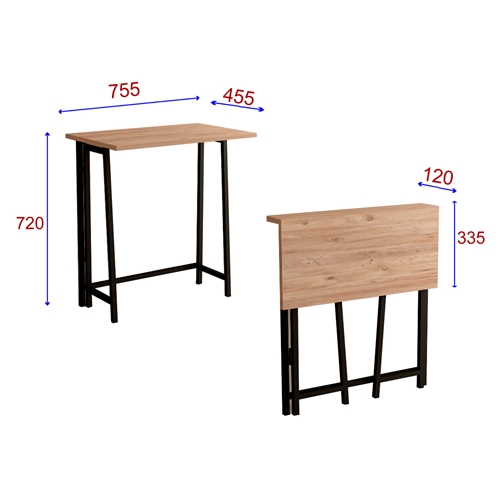 שולחן כתיבה מתקפל דגם מסימו מבית TUDO DESIGN