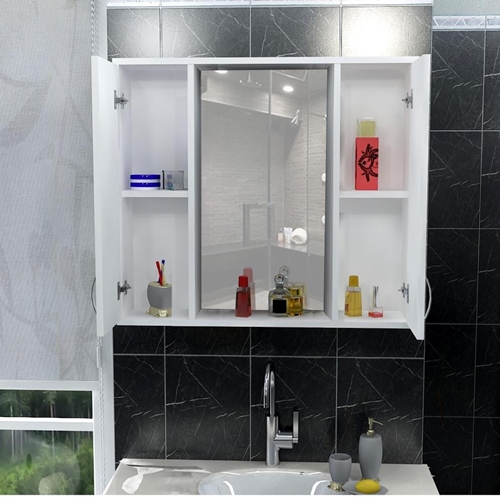 ארונית אמבטיה עם מראה דגם שרתון TUDO DESIGN