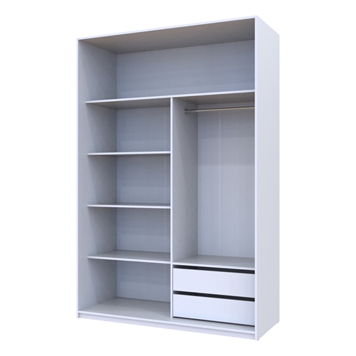 ארון הזזה 150 ס"מ עם דלתות זכוכית שוהם HOME DECOR