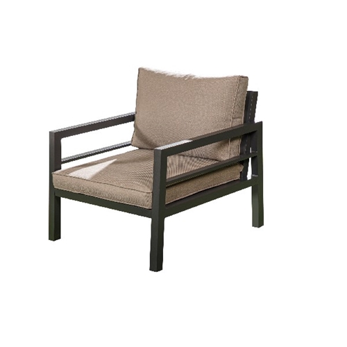 מערכת ישיבה לגינה פריז אפור פחם AUSTRALIA GARDEN