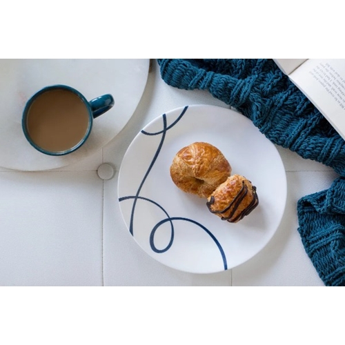 סט צלחות קורל 48 חלקים 12 סועדים LIA ROUND קורנינג