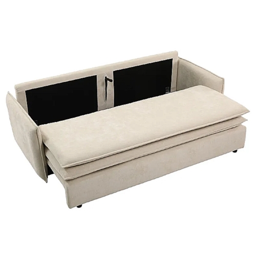 ספה מעוצבת נפתחת למיטה זוגית דרים בז' HOME DECOR