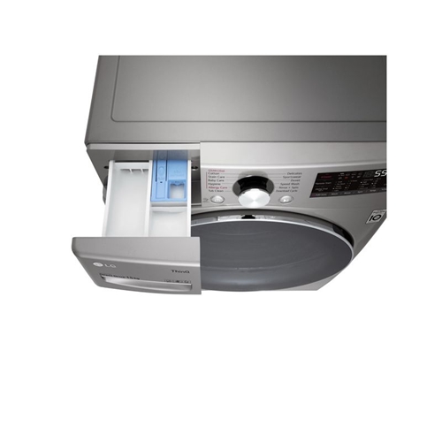 מכונת כביסה 15 ק"ג פתח חזית LG F015TOPBD כסף