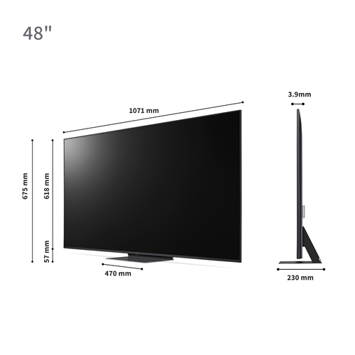טלוויזיה "48 LG OLED48C36LA OLED EVO Smart TV 4K