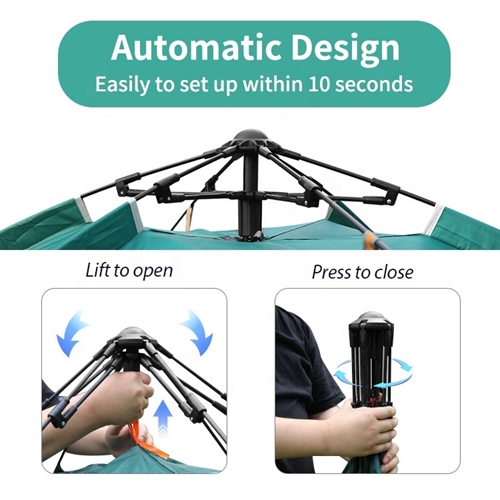 אוהל פתיחה מהירה ירוק דגם הרקולס PLAYA