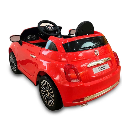 מכונית ממונעת לילדים דגם פיאט 500 12 V