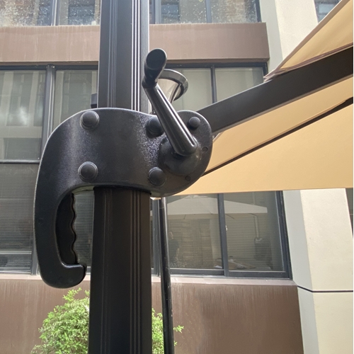 שמשיה דגם רומא מרובעת 3X3 מטר PLAYA