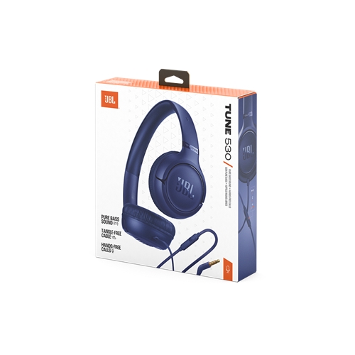 אוזניות קשת חוטיות JBL TUNE 530 כחול