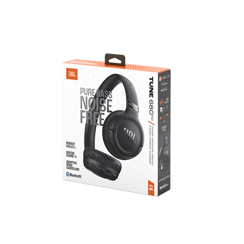 אוזניות אלחוטיות + מסנן רעשים JBL TUNE 680BTN שחור