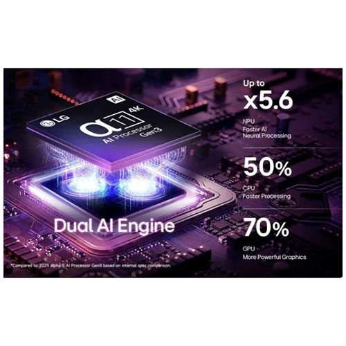 טלוויזיה חכמה "48 LG OLED48C66LA 4K webOS26 evo C6