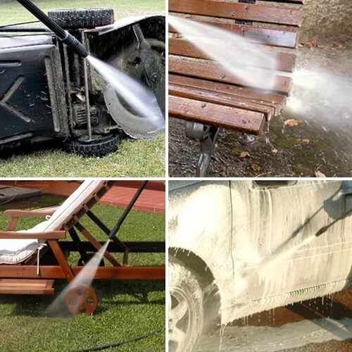 מכונת שטיפה 165 בר + שלל אביזרים ופותח סתימות