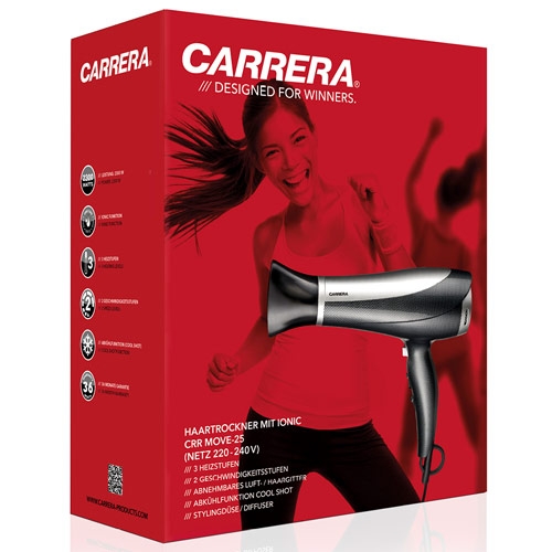 מייבש שיער מקצועי עוצמתי CARRERA דגם 9221081
