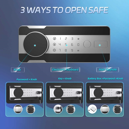 כספת עם מנעול אלקטרוני דגם P02 שטיבאי