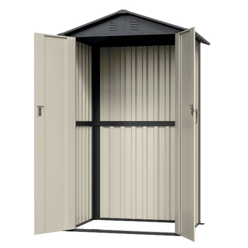 מחסן מתכת פרמיום דגם Garden Top 1.20X0.90 DS1